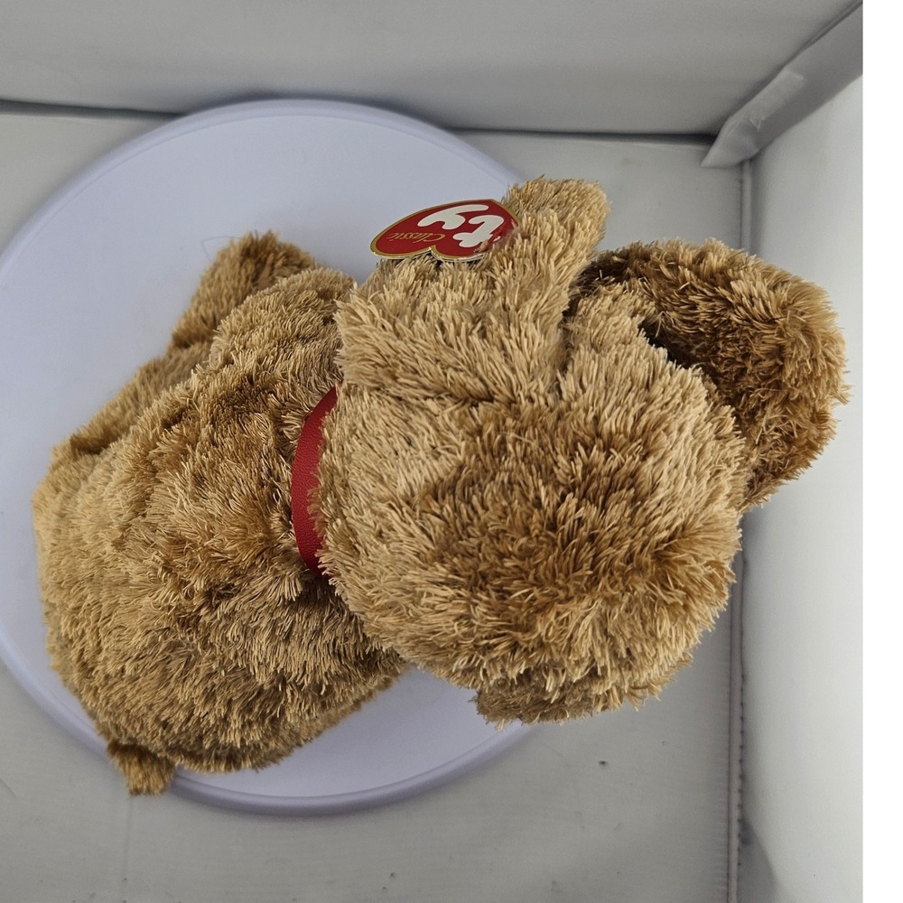 Ty Vintage 2002 Classic Cody The Dog Plush Brown Fluffy Toy Tags EUC Collectible - Picture 10 of 10